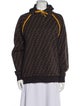 Fendi Printed Mock Neck Sweatshirt