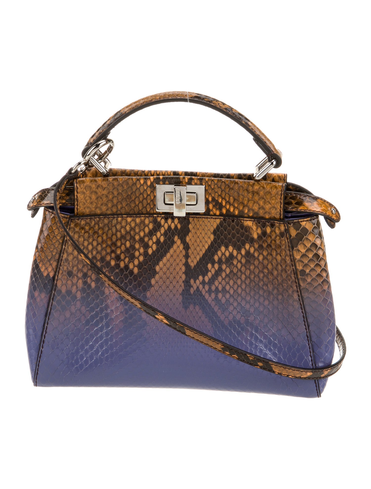 Fendi Python Peekaboo Mini