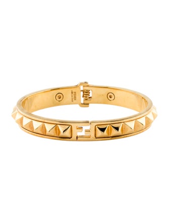 Fendi Studded Hinged Bangle