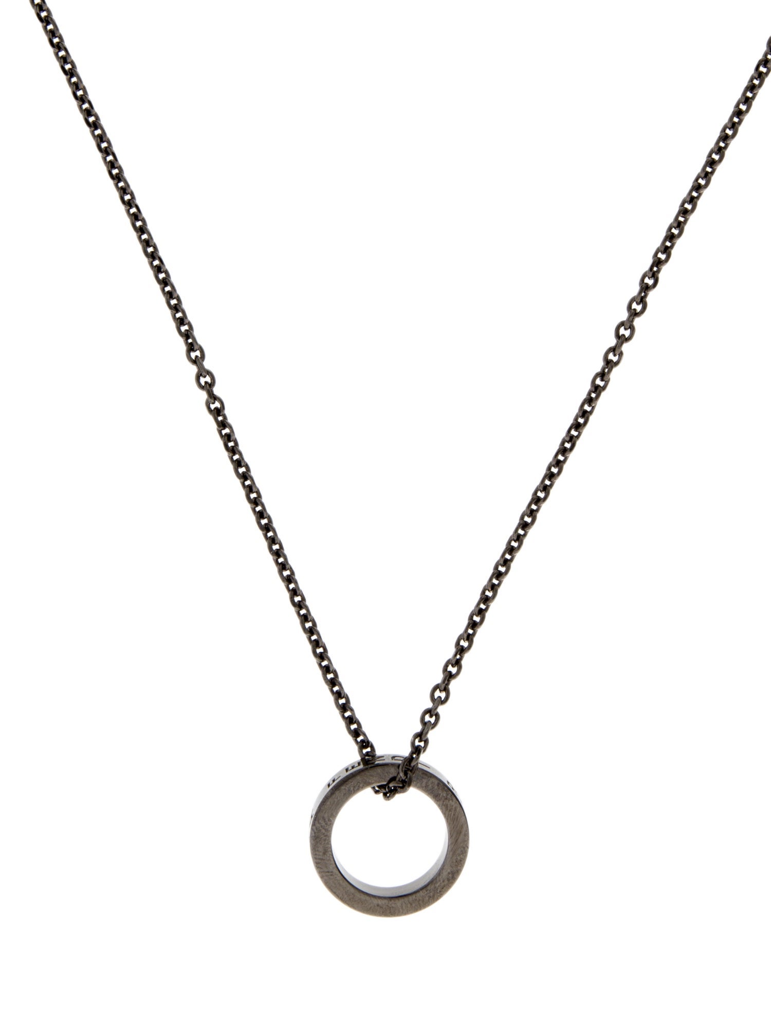 Fendi Roma Ring Pendant Necklace