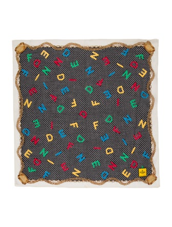 Fendi Silk Printed Scarf
