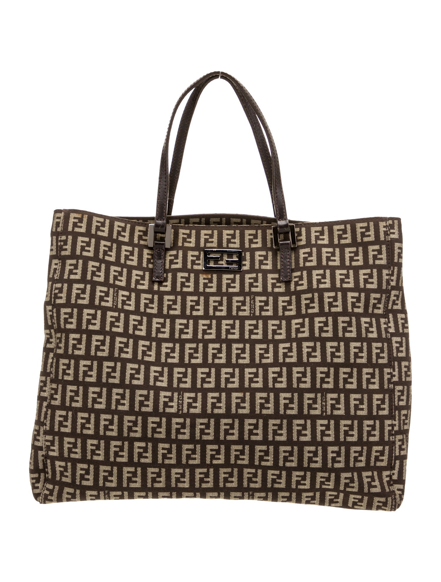 Fendi Zucchino FF Tote Vintage