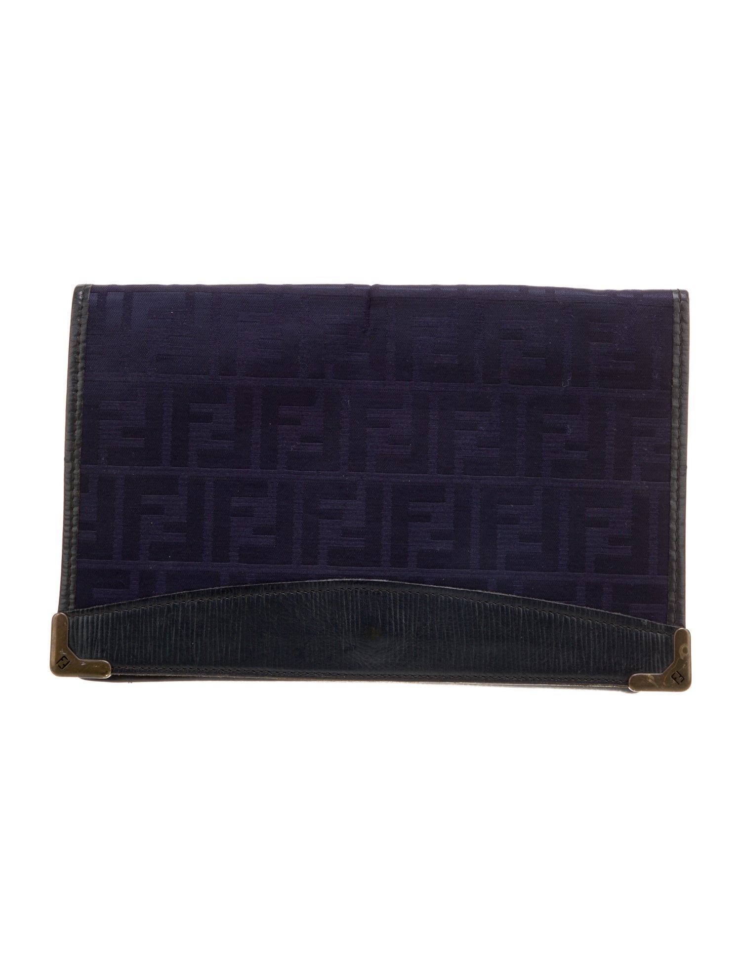 Fendi Zucca FF Clutch Vintage