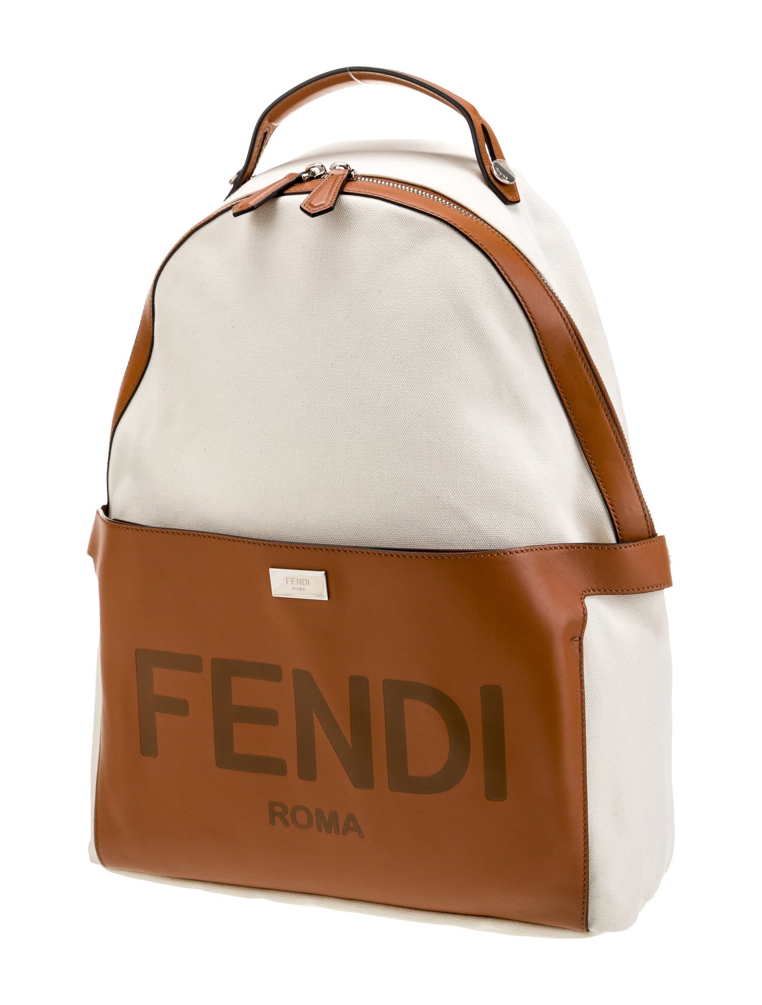 Fendi Canvas Backpack