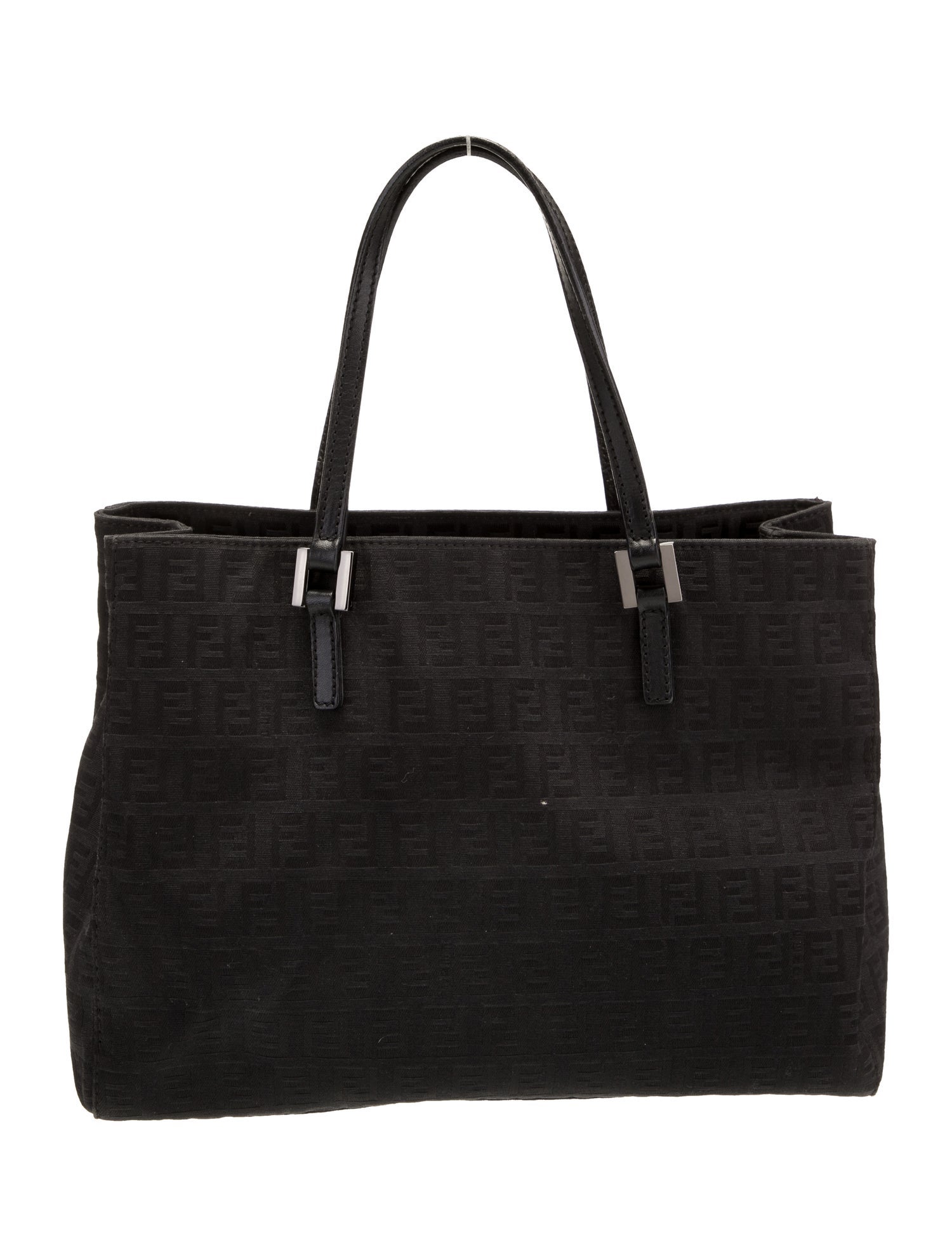 Fendi Zucchino FF Top Handle Bag