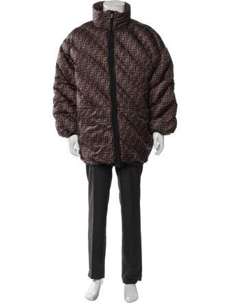 Fendi Zucca FF Logo Printed Coat
