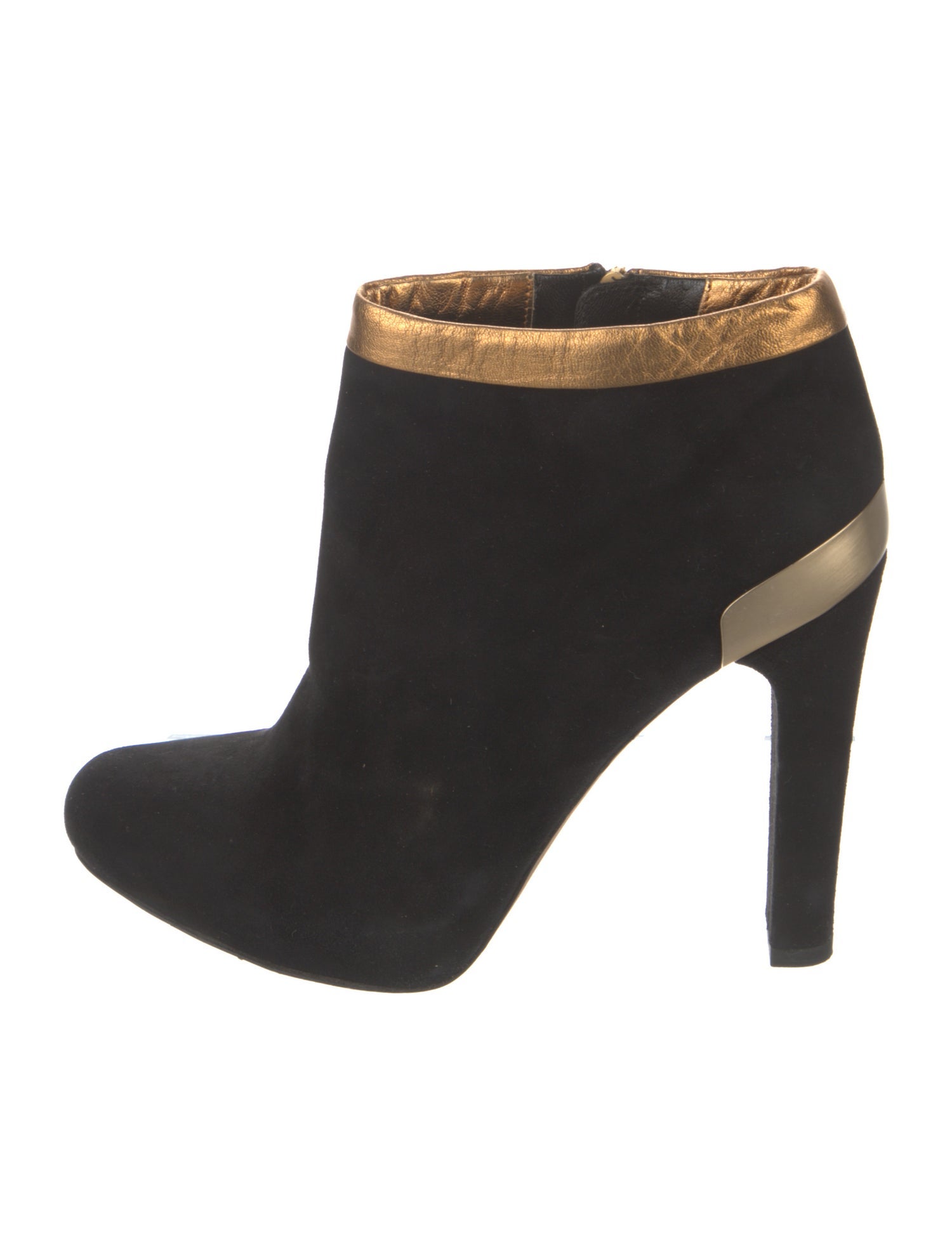 Fendi Suede Colorblock Pattern Boots