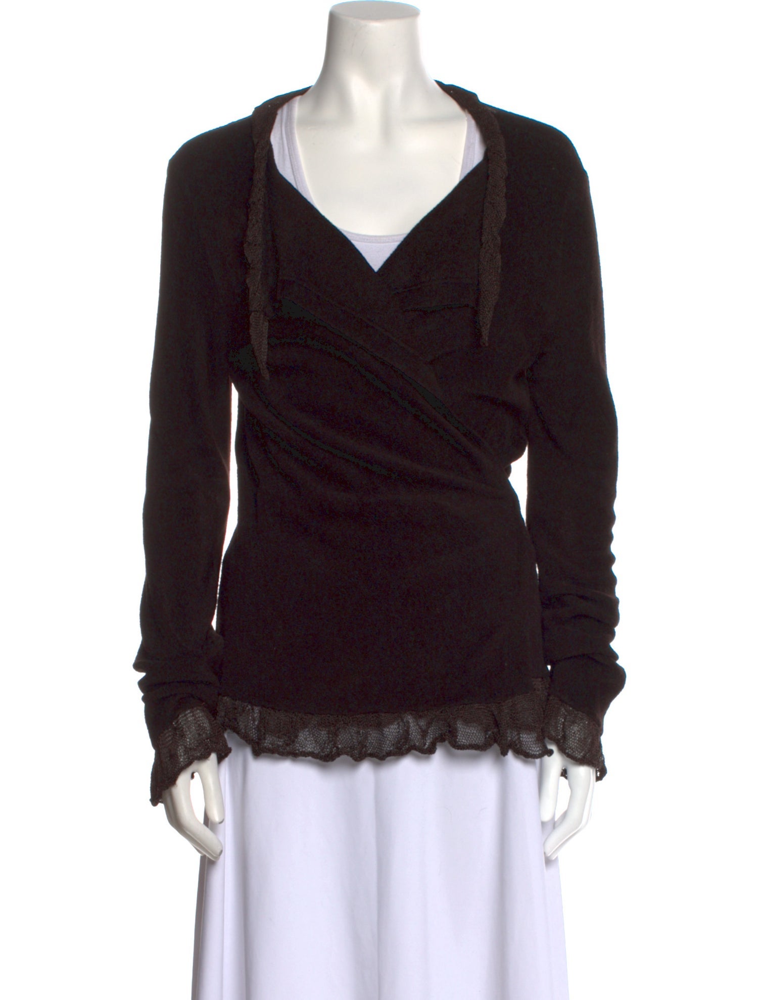 Fendi Vintage 1990's Sweater - Brown Knitwear, Clothing