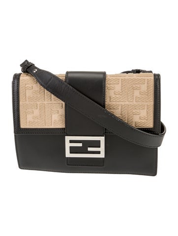 Fendi Shoulder Bags Zucca FF Baguette