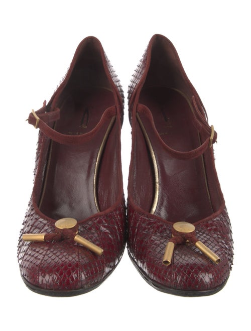 Fendi Snakeskin Animal Print Pumps