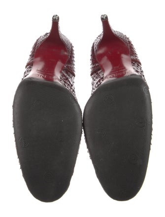 Fendi Snakeskin Animal Print Pumps