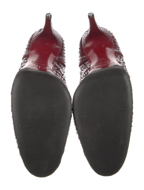 Fendi Snakeskin Animal Print Pumps