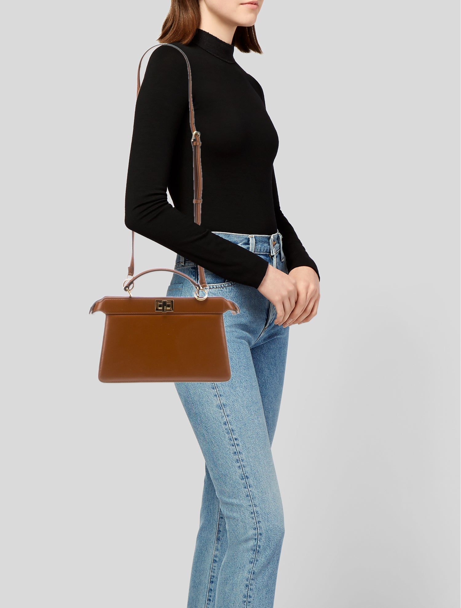 Fendi Leather Peekaboo