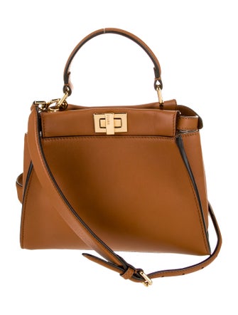 Fendi Leather Peekaboo Mini 2023