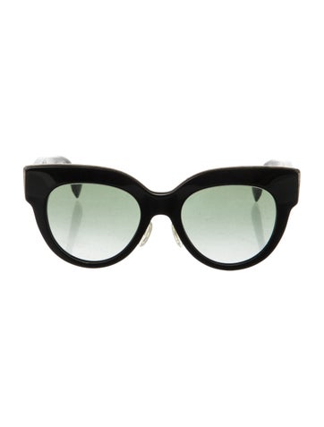 Fendi Sunglasses Round Gradient