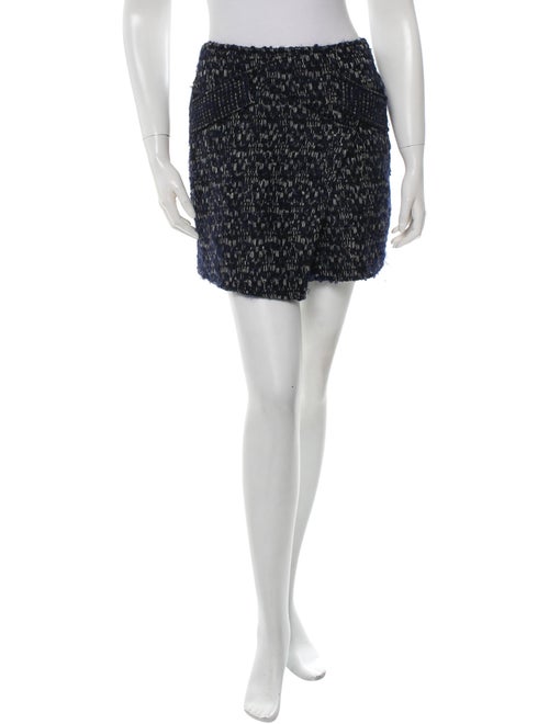 Fendi Tweed Asymmetrical Skirt