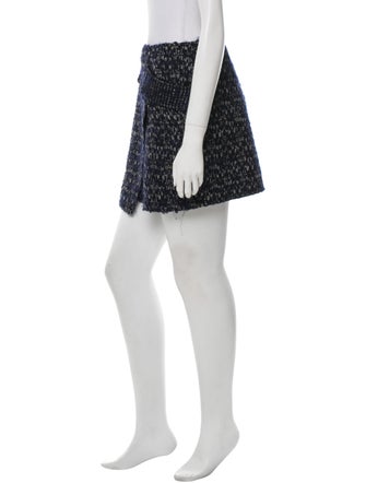 Fendi Tweed Asymmetrical Skirt