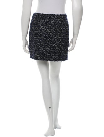 Fendi Tweed Asymmetrical Skirt