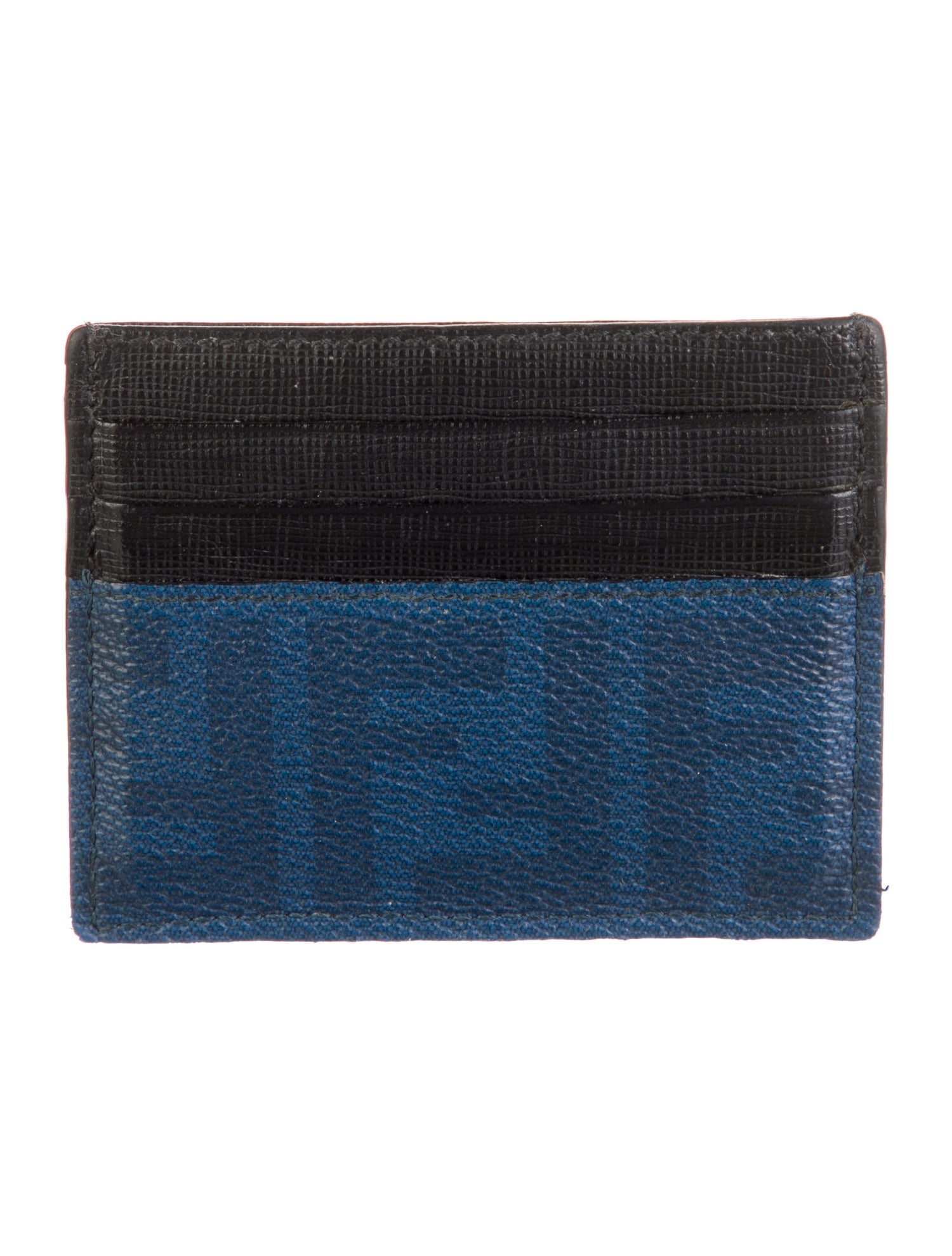 Fendi Leather Printed Card Holder