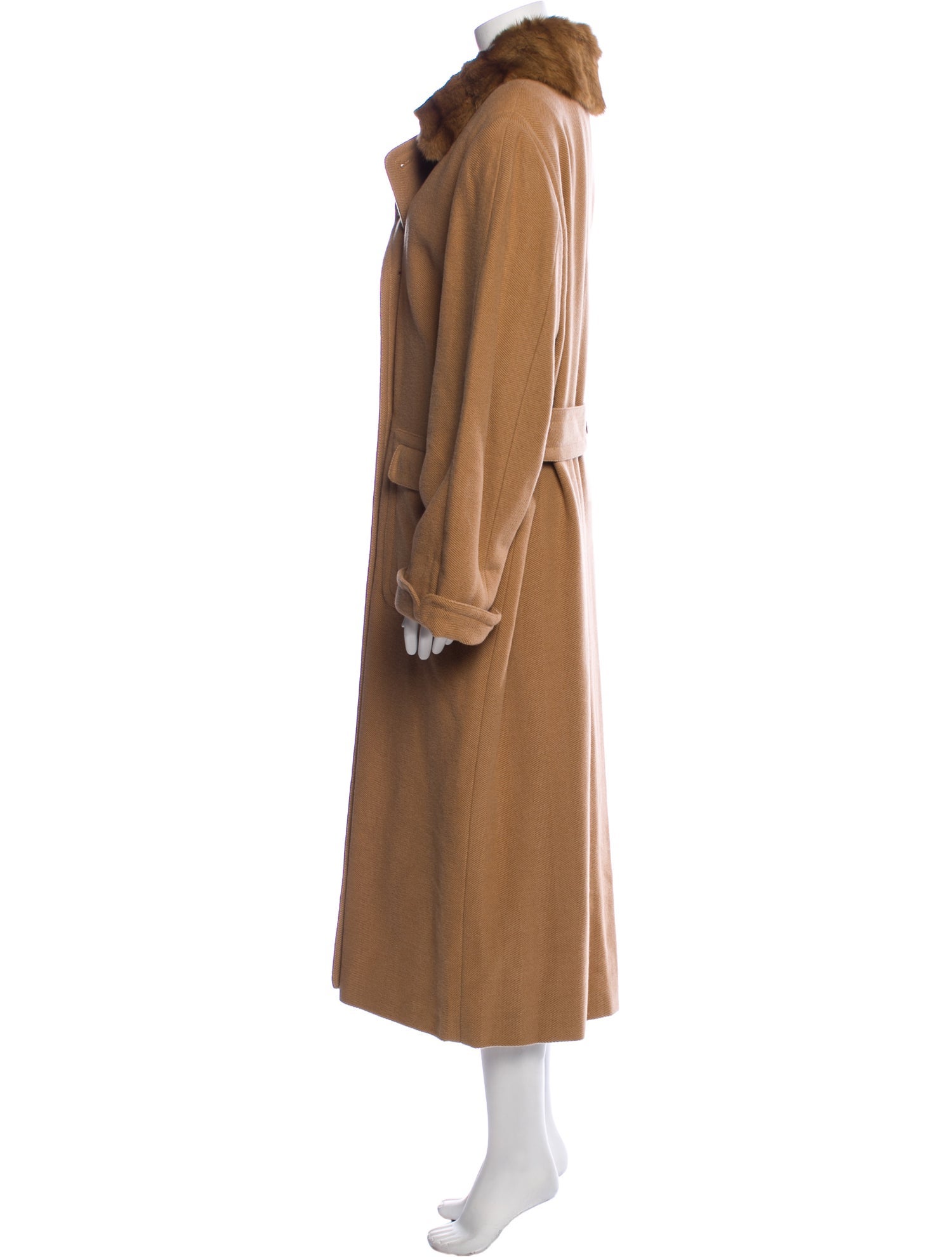 Fendi Vintage Late 1980's - Early 1990's Faux Fur Coat