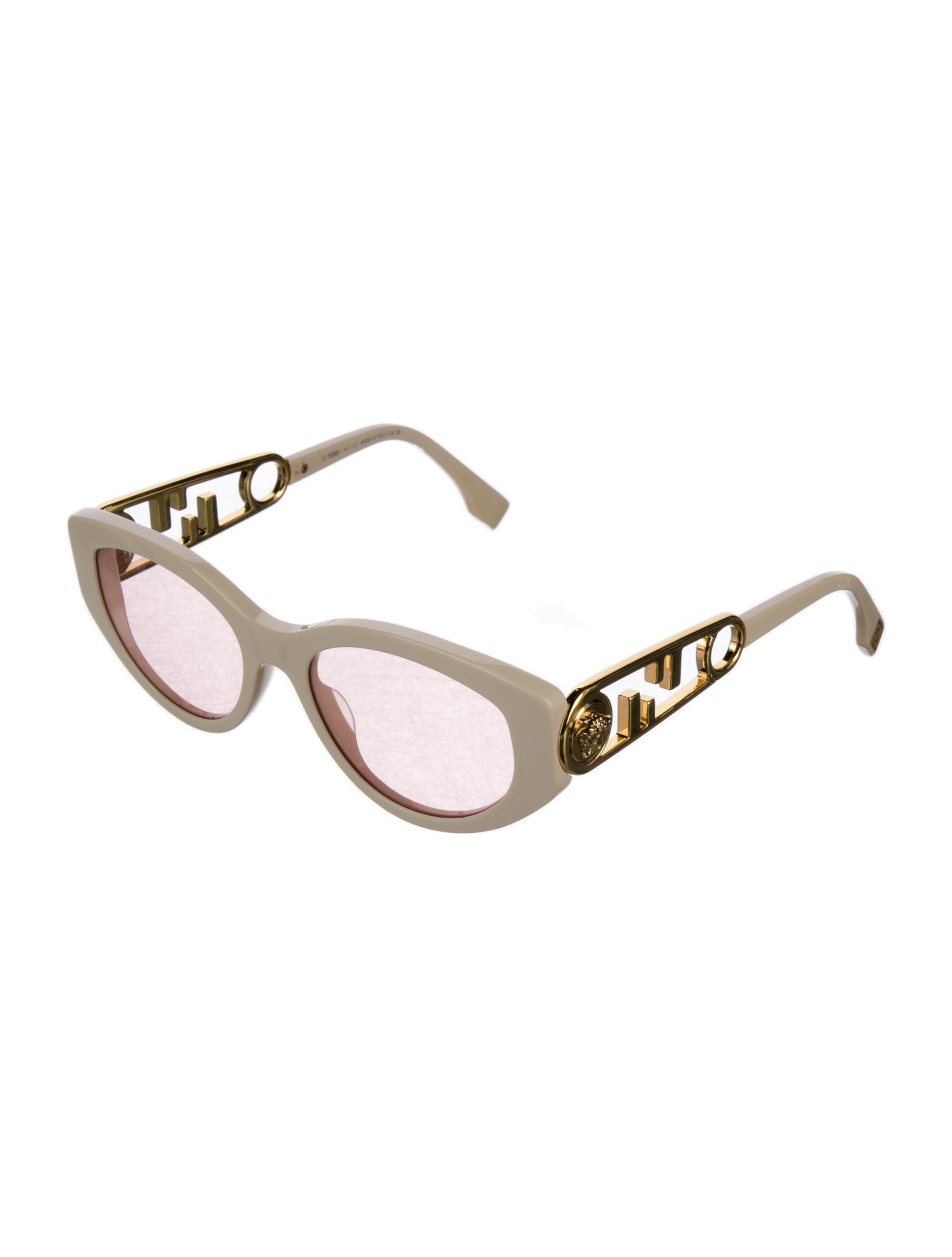Fendace Medusa Insignia Cat-Eye Sunglasses