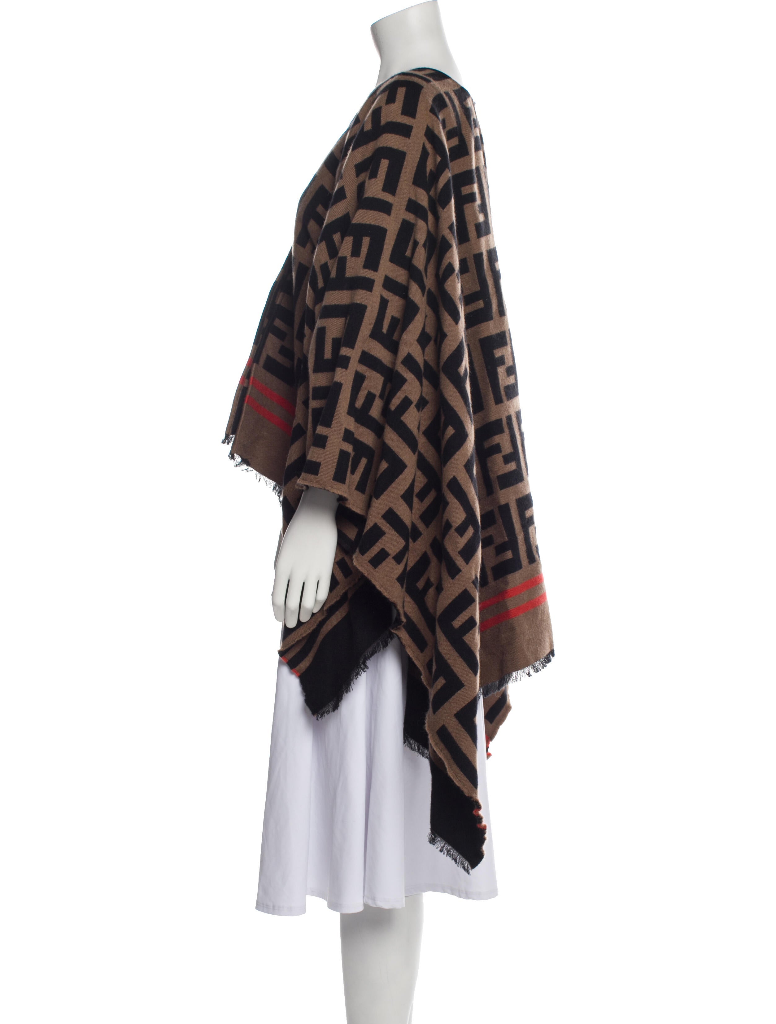 Fendi Wool Printed Sweater