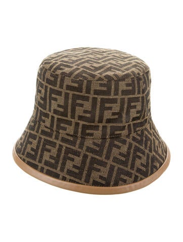 Fendi Hats Zucca FF Jacquard Bucket Hat