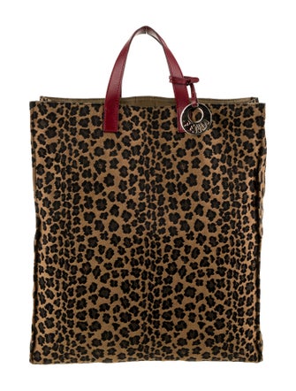 Fendi Canvas Leopard Jacquard