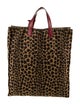 Fendi Canvas Leopard Jacquard