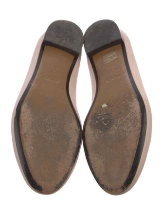 Fendi Leather Graphic Print Flats