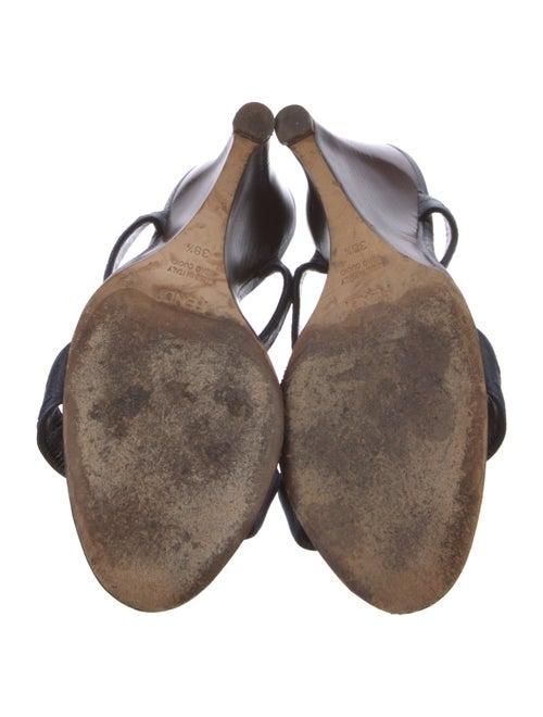 Fendi Leather Slides