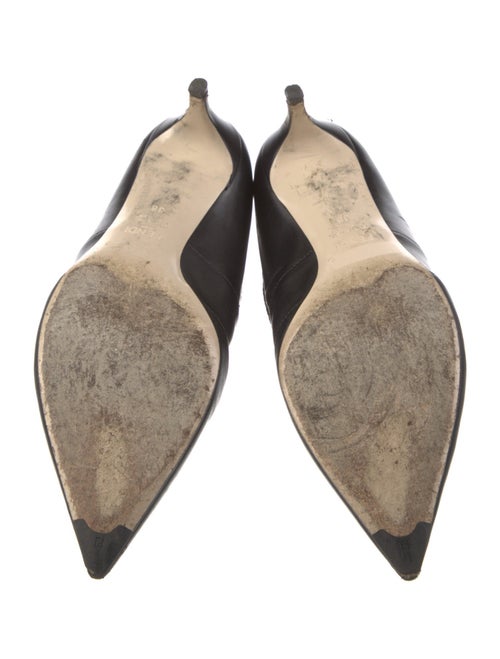 Fendi Leather Graphic Print Sock Boots