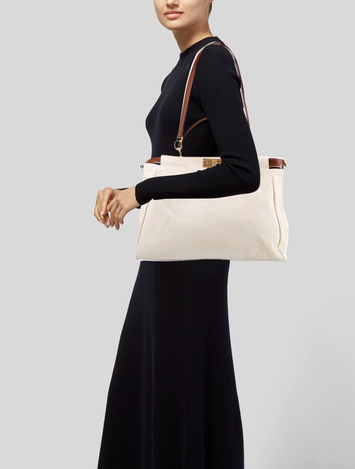 Fendi Leather Peekaboo