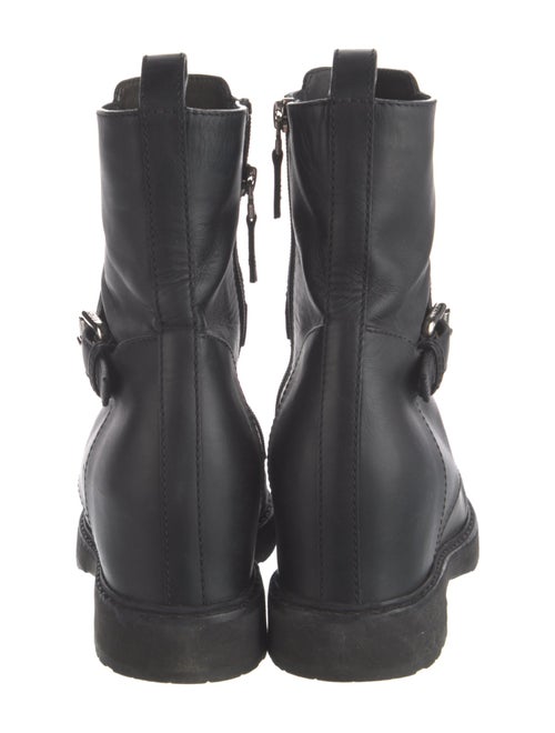 Fendi Leather Combat Boots