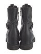 Fendi Leather Combat Boots