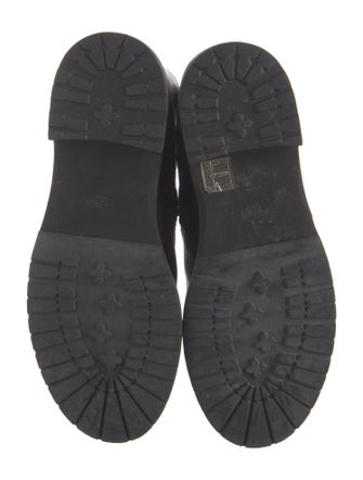 Fendi Leather Combat Boots