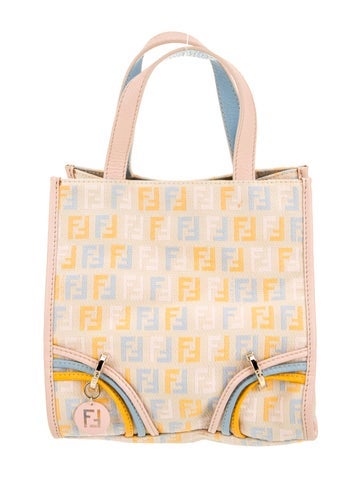 Fendi Handle Bags Zucchino FF Top Bag Vintage