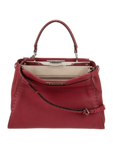 Fendi Handle Bags Selleria Peekaboo Large