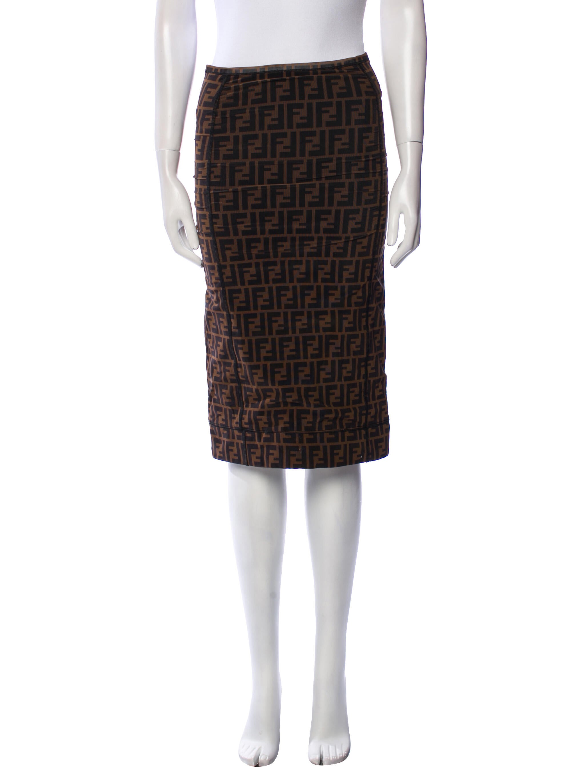Fendi Printed Mini Dress