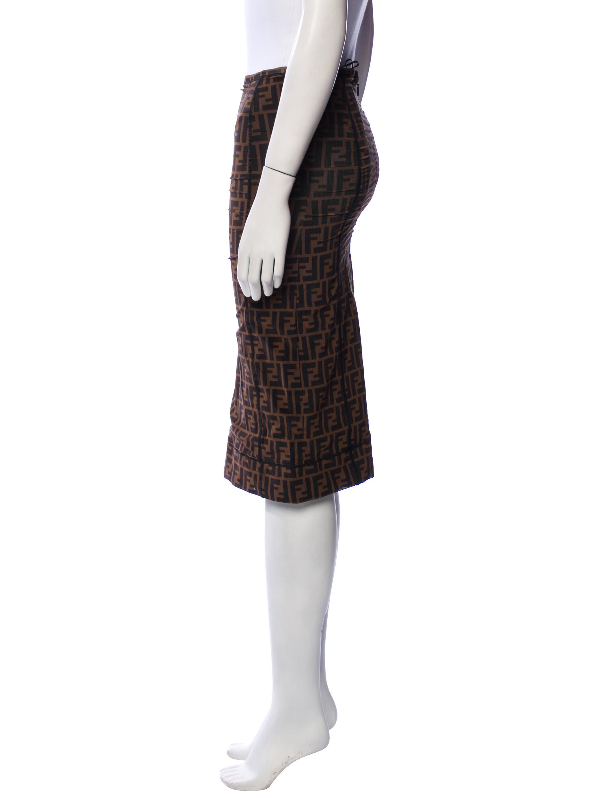 Fendi Printed Mini Dress