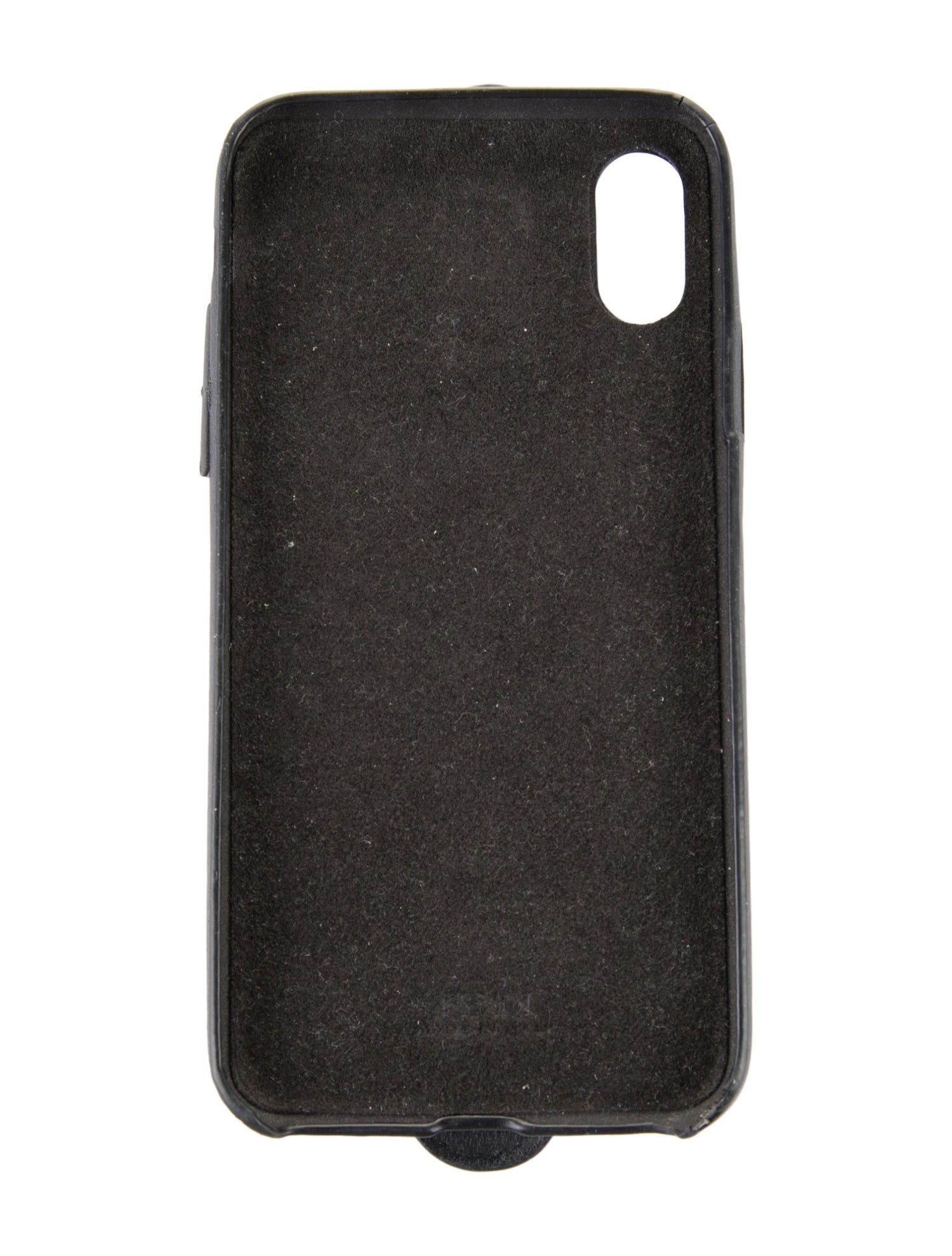 Fendi Zucca FF iPhone X Leather Case