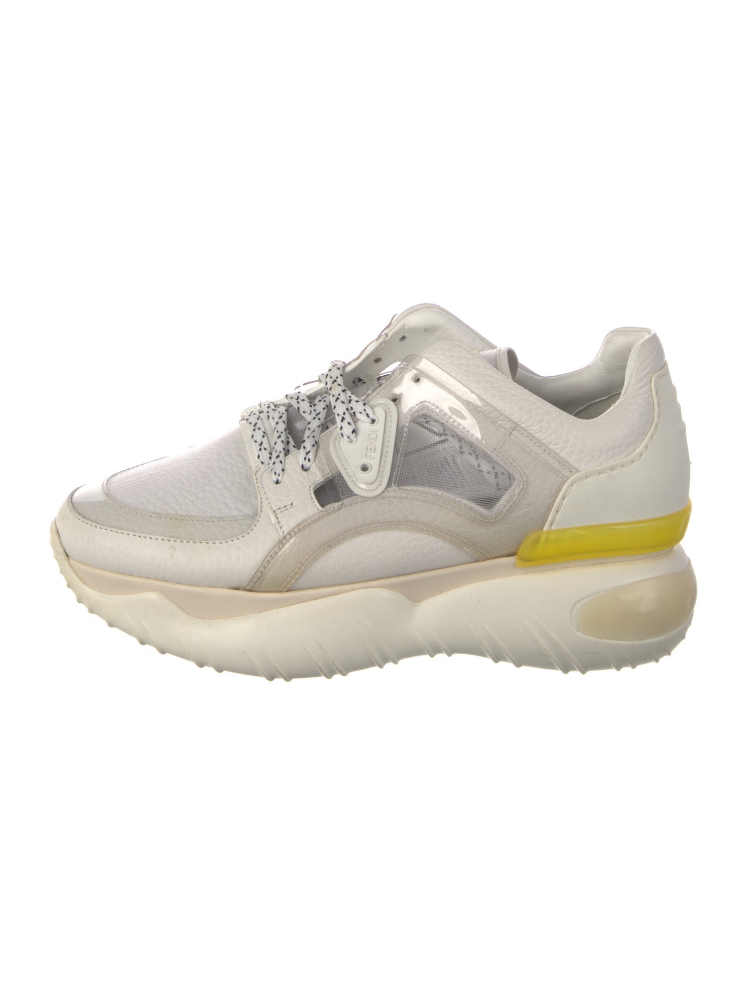 Fendi Leather Chunky Sneakers