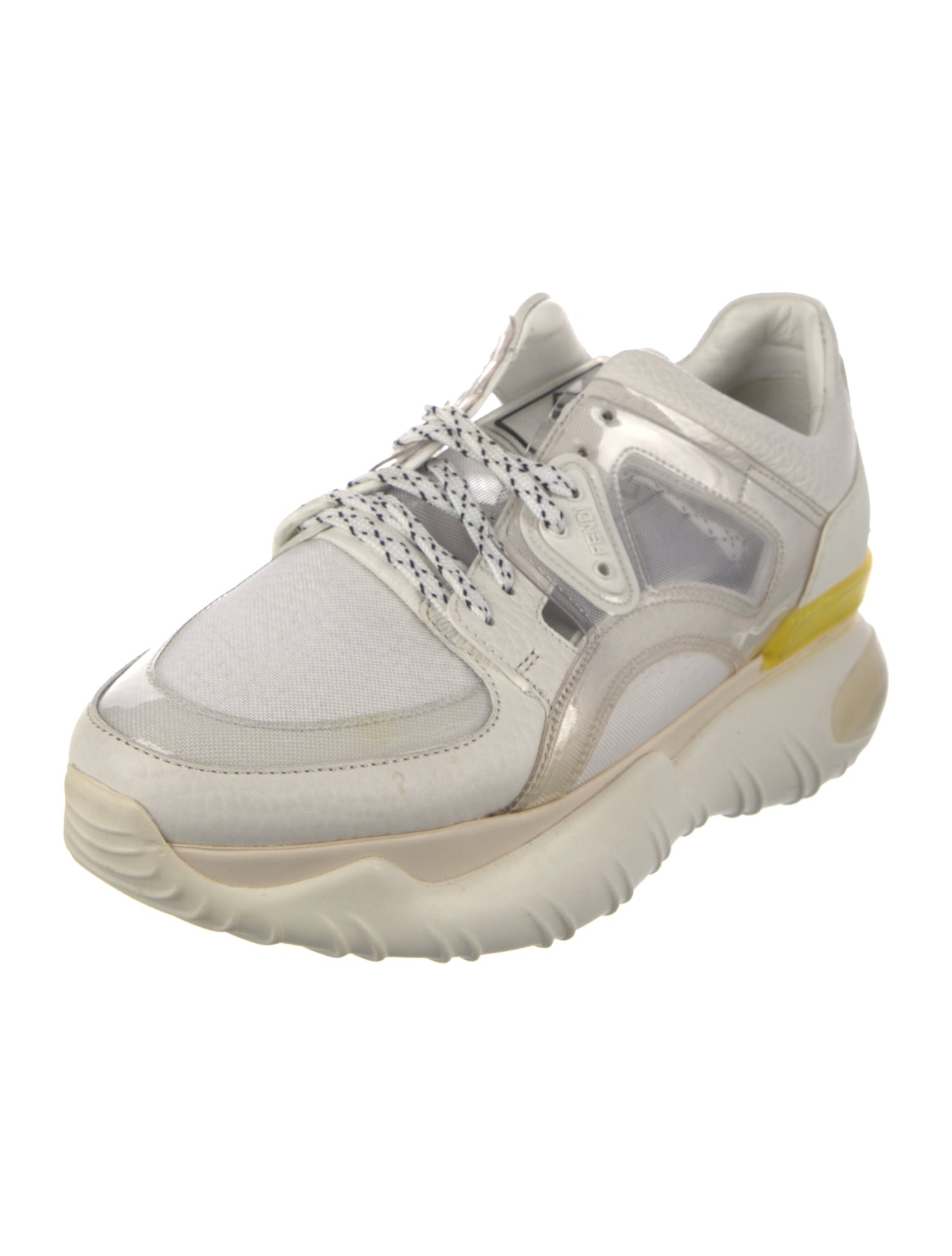 Fendi Leather Chunky Sneakers