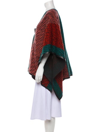 Fendi Virgin Wool Colorblock Pattern Sweater