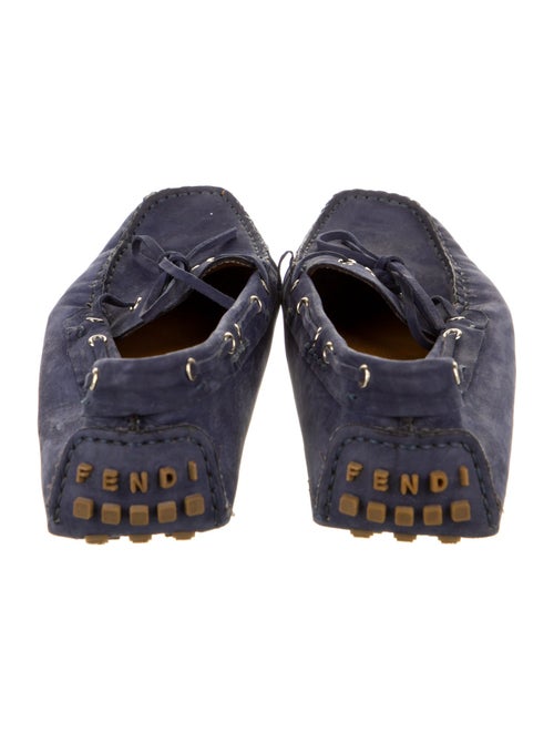 Fendi Suede Moccasins