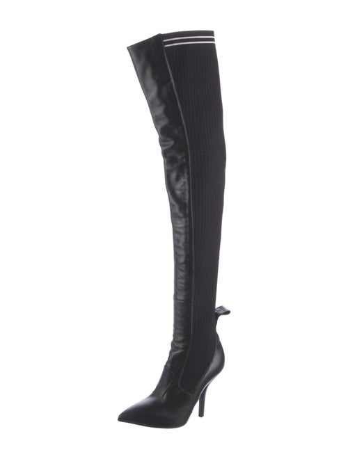 Fendi Leather Sock Boots
