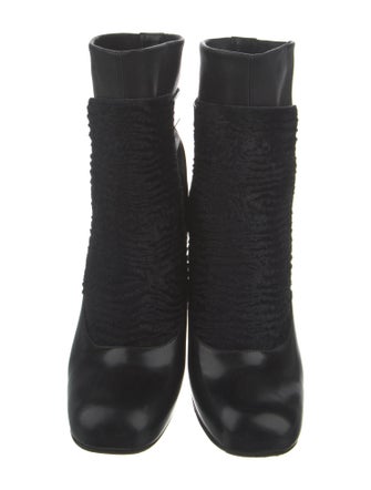 Fendi Leather Sock Boots