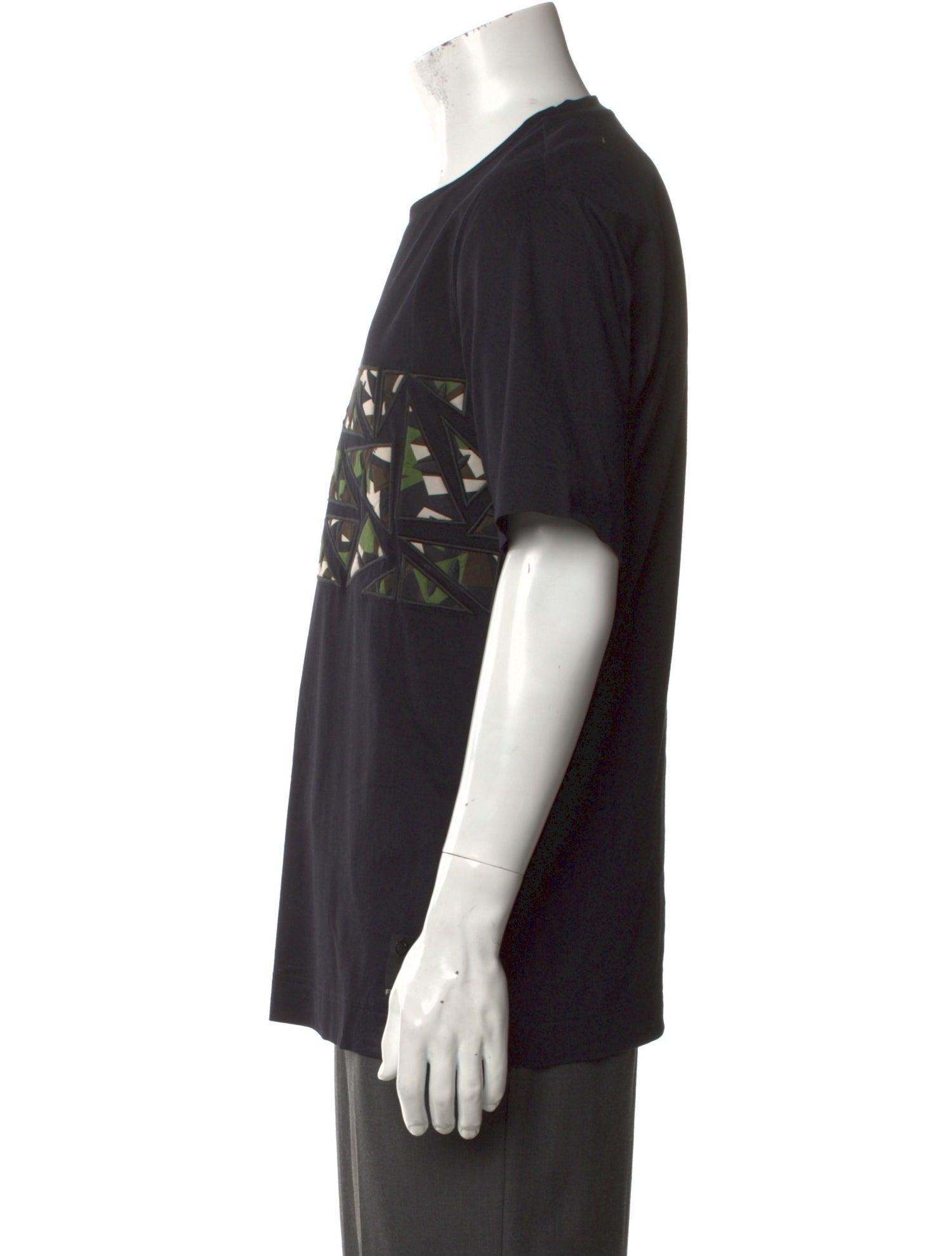 Fendi Graphic Print Crew Neck T-Shirt