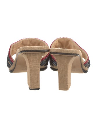 Fendi Canvas Printed Slides