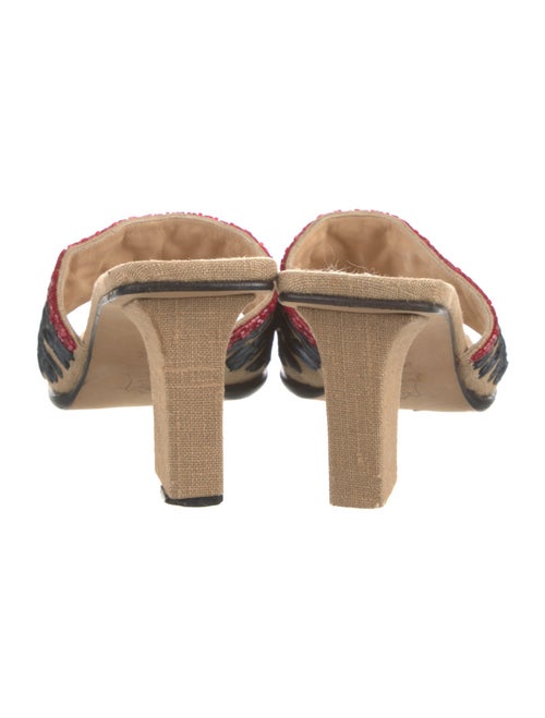 Fendi Canvas Printed Slides